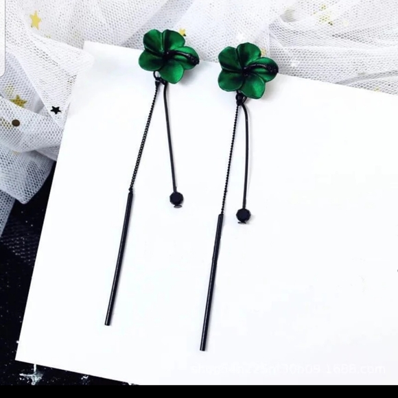 Flower Tassel temperament earrings - Picture 2 of 7